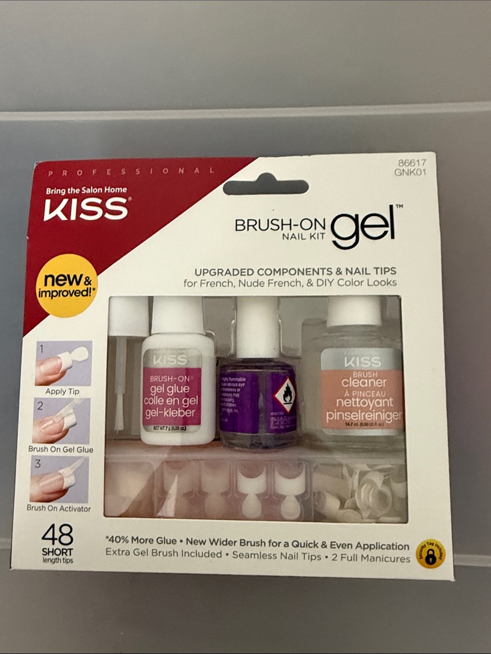 KISS Brush-On Gel Nail Kit —